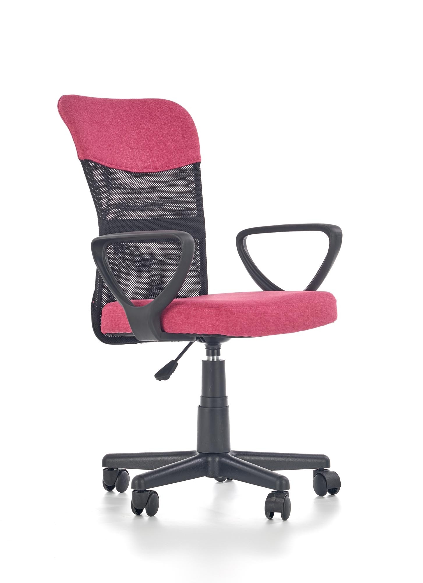 Scaun de birou roz ergonomic pentru copii